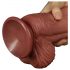 Lovetoy - Dildo réaliste à deux couches - 26 cm (naturel)