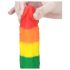 Lovetoy Prider - Dildo réaliste en silicone liquide - 19cm (arc-en-ciel)