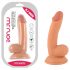 Monsieur Rude - Dildo réaliste à ventouse avec testicules - 18cm (naturel)