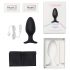 LOVENSE Hush 2 L - Plug anal rechargeable (57mm) - noir