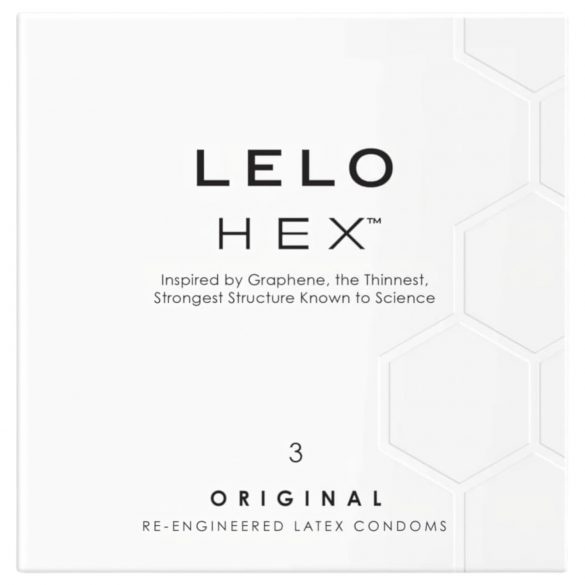 LELO Hex Original - préservatif de luxe (3 pièces)