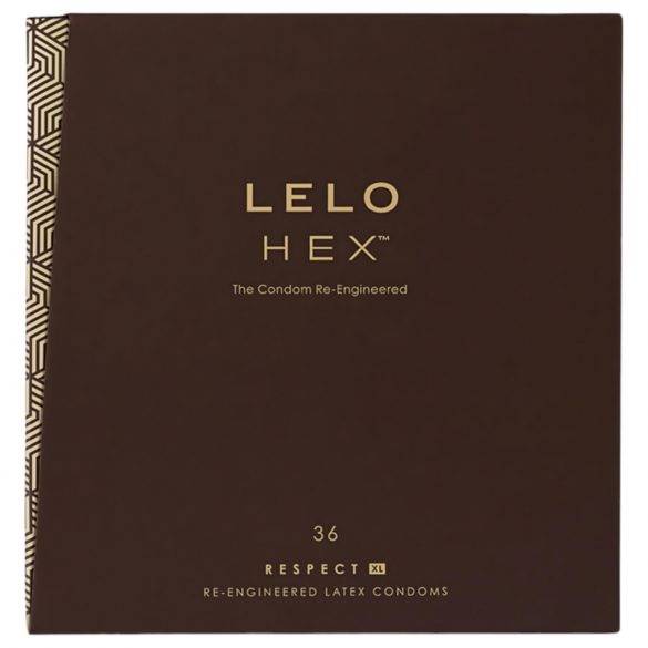 LELO Hex Respect XL - préservatif de luxe (36 pcs)