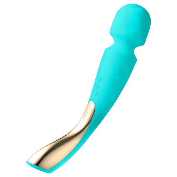 LELO Smart Wand 2 - Grand - vibromasseur massant rechargeable (turquoise)