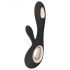 LELO Soraya Wave - vibromasseur rechargeable avec stimulateur clitoridien (noir)