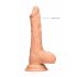 RealRock Dong 8 - Dildo réaliste avec testicules (20cm) - nature