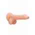 RealRock Dong 10 – dildo réaliste avec testicules (25 cm) – naturel