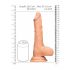 RealRock Dong 10 – dildo réaliste avec testicules (25 cm) – naturel