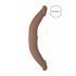 RealRock Double Dong 14 - double gode (36 cm) - naturel foncé