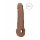 RealRock Manchon Pénien 21,5cm - Naturel Foncé