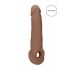 RealRock Manchon Pénien 21,5cm - Naturel Foncé