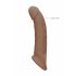 RealRock Manchon Pénien 21,5cm - Naturel Foncé