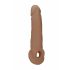 RealRock Manchon Pénien 21,5cm - Naturel Foncé