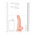 RealRock - Dildo réaliste à ventouse avec testicules - 15,5 cm (naturel)