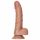 RealRock - Dildo à ventouse avec testicules - 15,5 cm (naturel foncé)