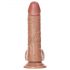 RealRock - Dildo à ventouse avec testicules - 15,5 cm (naturel foncé)