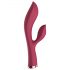 Raytech Rose - vibromasseur rechargeable et étanche avec stimulateur de clitoris (rouge)