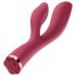 Raytech Rose - vibromasseur rechargeable et étanche avec stimulateur de clitoris (rouge)