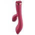 Raytech Rose - vibromasseur rechargeable et étanche avec stimulateur de clitoris (rouge)