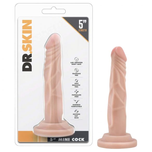 Dr. Skin 5 - godemichet réaliste à ventouse - naturel (14,5cm)