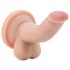 Dr. Skin 4 - Dildo réaliste avec ventouse et testicules - Beige (12cm)