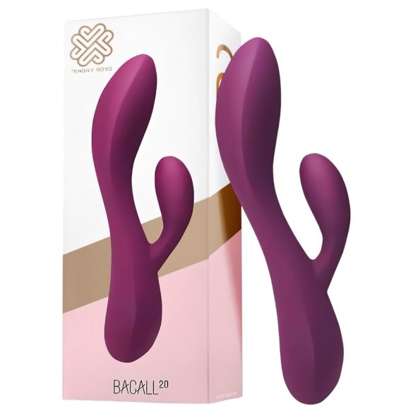 Engily Ross Bacall 2.0 - Vibromasseur point G avec stimulateur clitoridien (violet)