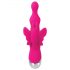 Evolved - Vibromasseur avec perles et stimulateur clitoridien (rose)