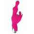 Evolved - Vibromasseur avec perles et stimulateur clitoridien (rose)