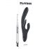 Playboy Rapid Rabbit - Vibromasseur rechargeable avec stimulateur de clitoris (noir)