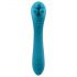 Evolved Heads or Tails - vibromasseur double extrémité rechargeable (bleu)