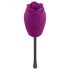 Playboy - stimulateur étanche, rechargeable, en forme de rose avec langue (violet)