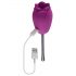 Playboy - stimulateur étanche, rechargeable, en forme de rose avec langue (violet)