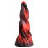 Creature Cocks Baiser Infernal - dildo en silicone torsadé - 19cm (rouge)