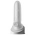 Fat Boy Micro nervuré - gaine pénienne (15cm) - blanc laiteux