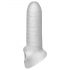 Fat Boy Micro nervuré - gaine pénienne (15cm) - blanc laiteux