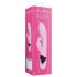 Loveline - Vibromasseur rechargeable à double stimulation avec oreilles de lapin (rose)