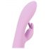 Loveline - Vibromasseur rechargeable à double stimulation avec oreilles de lapin (rose)