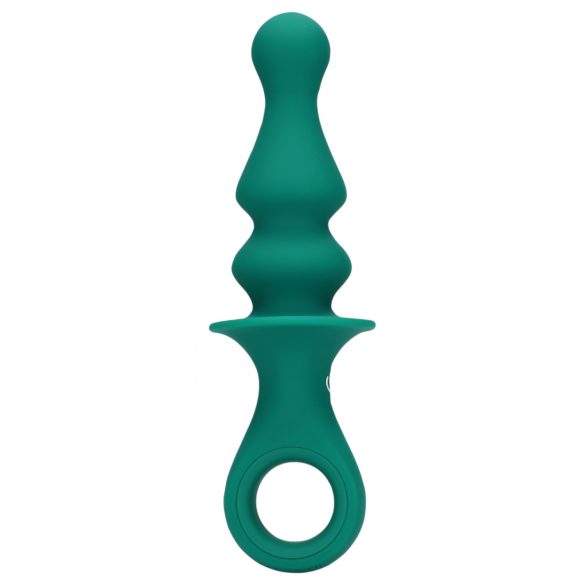 Loveline - Vibromasseur anal à perles rechargeable (vert)