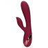 Loveline - Vibromasseur rechargeable avec stimulateur clitoridien (rouge)