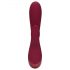 Loveline - Vibromasseur rechargeable avec stimulateur clitoridien (rouge)