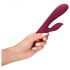 Loveline - Vibromasseur rechargeable avec stimulateur clitoridien (rouge)