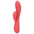 Loveline - Vibromasseur étanche rechargeable avec stimulateur clitoridien (rose)