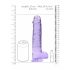 REALROCK - dildo réaliste transparent - violet (22cm)