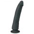 Dildo en silicone avec ventouse Easytoys (21 cm) - noir