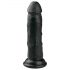 Easytoys - gode réaliste à ventouse (15,5 cm) - noir