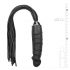 Easytoys Flogger - fouet avec dildo en silicone (noir)