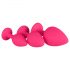 Easytoys Diamond - ensemble de plugs anaux (rose)