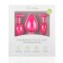 Easytoys Diamond - ensemble de plugs anaux (rose)