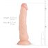 Real Fantasy Dylan - dildo réaliste - 23 cm (naturel)