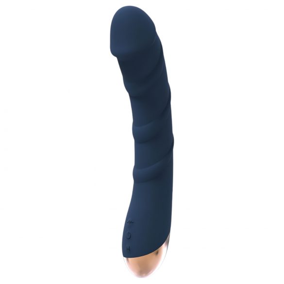 Déesse Atlas - Vibromasseur point G rechargeable, étanche et chauffant (bleu)