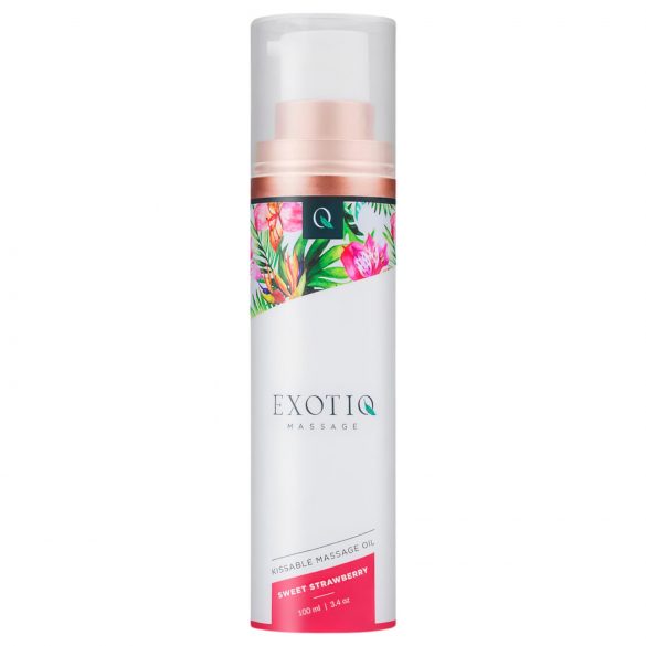 Exotiq - huile de massage parfumée - fraise (100ml)